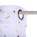Kinder-Voile "Goldener Stern" 140x250 cm Rosa