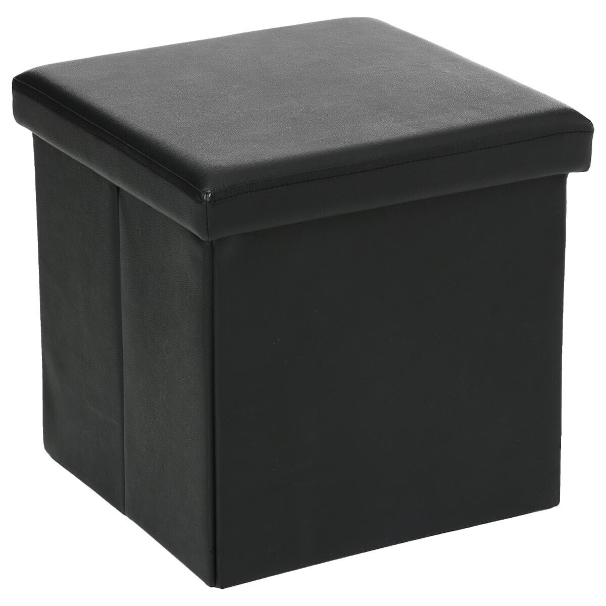 Klapphocker Schwarz Schwarz