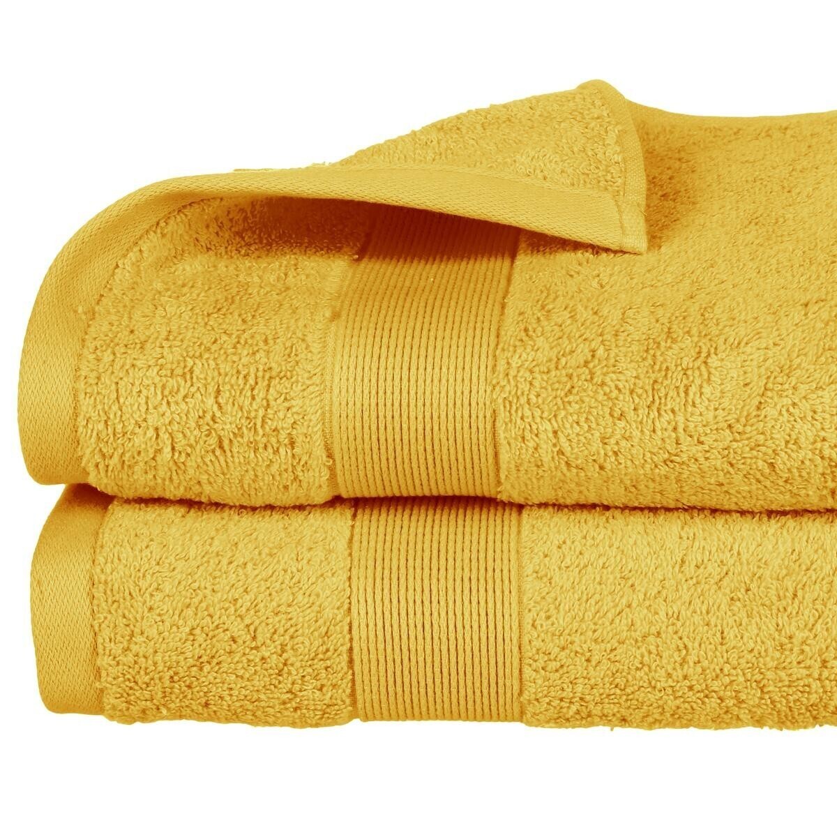 Duschtuch "Essentiel" Baumwolle, Gelb, 70x130 cm, 400 g/m&sup2; Gelb