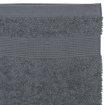 2er-set waschhandschuhe grau, 15x21 cm