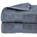 Duschtuch "Essentiel" Baumwolle, Grau, 70x130 cm, 400 g/m&sup2; Grau
