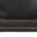 2er-Set Barhocker "Lois" Ledereffekt, Schwarz Schwarz