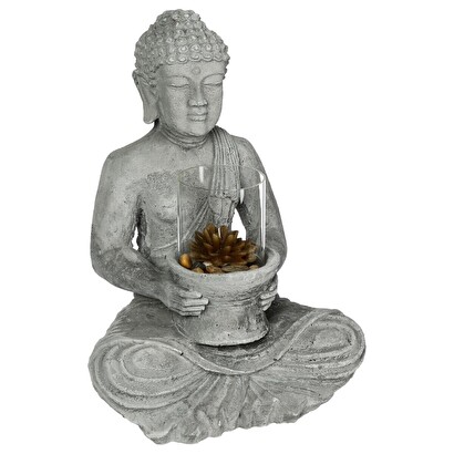 Sitzende 'buddha'-statue h.40 cm