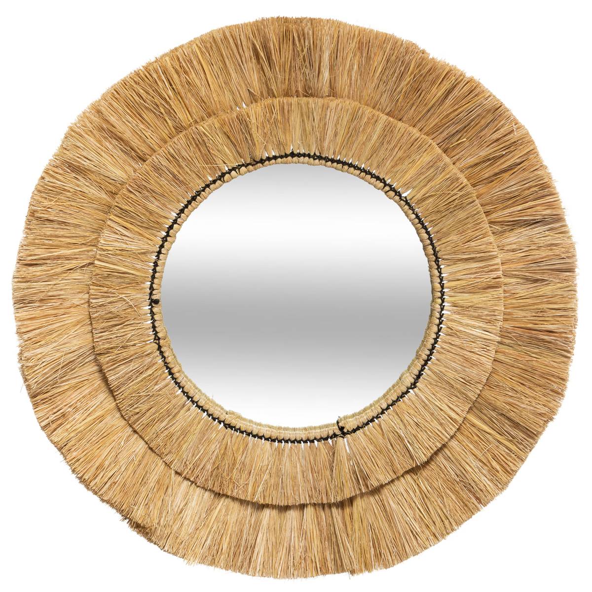 Spiegel "Alba" D.57 cm Beige