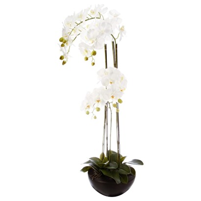 K&uuml;nstliche orchidee keramiktopf, h.115 cm