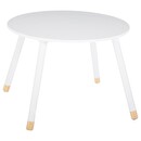 Kindertisch "Sanftheit" Weiß, D.60 cm Weiß