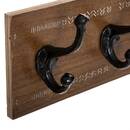 Garderobe "Oliver" Braun, 5 Haken Braun