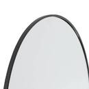 Spiegel "Alice" Schwarzes Metall, D.76 cm Schwarz