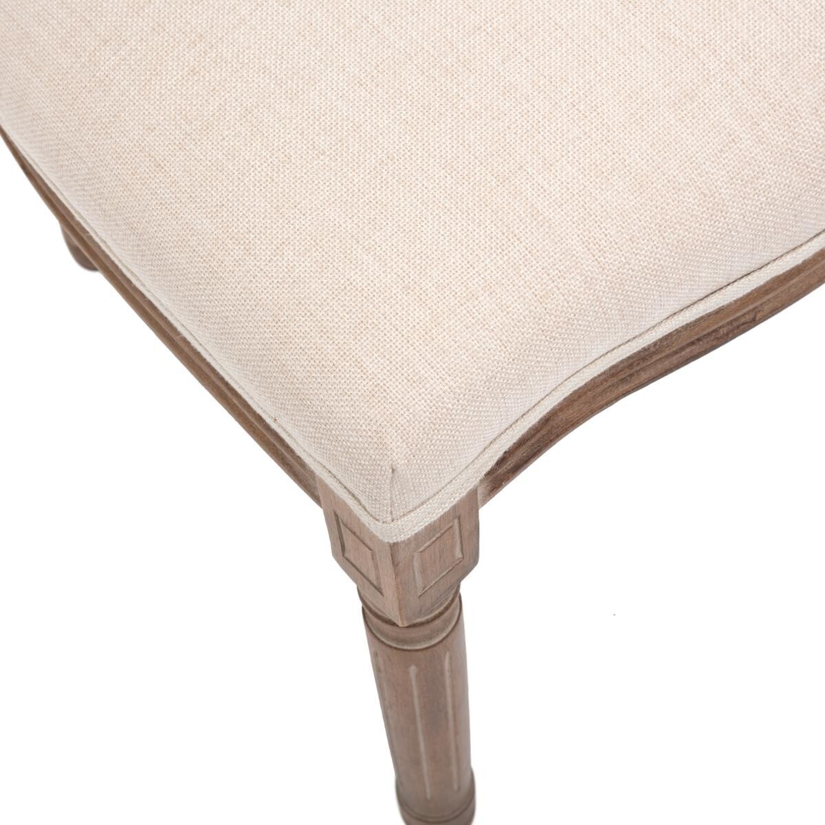 Stuhl "Cléon", Geflecht Beige Beige