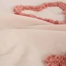 Kinderbettwäsche-Set 2-teilig, getuftete Baumwolle Rosa, 140x200 cm Rosa