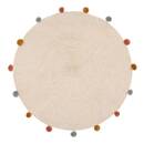 Kinderteppich Beige, Ø 90 cm Beige