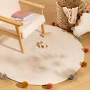 Kinderteppich Beige, Ø 90 cm Beige