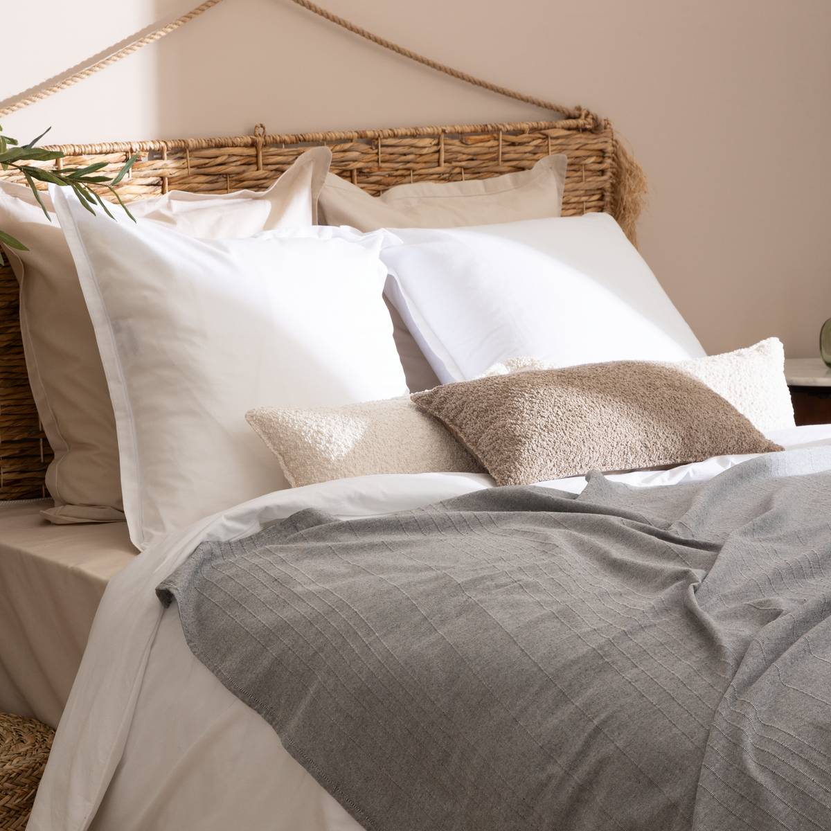 Kopfteil "Ori" L.180 cm Beige