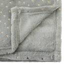 Plaid "Berlingot" Flanell Blau, 75x100 cm Blau