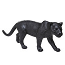 Leopardenfigur, Harz Schwarz, H.28 cm Schwarz