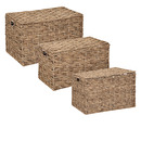 3er-Set Truhen &bdquo;Maura&ldquo; Hyazinthe, L.64/70/76 cm Beige