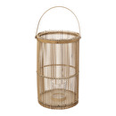 Set aus 2 Laternen, Bambus H.40/ H.36 cm Beige