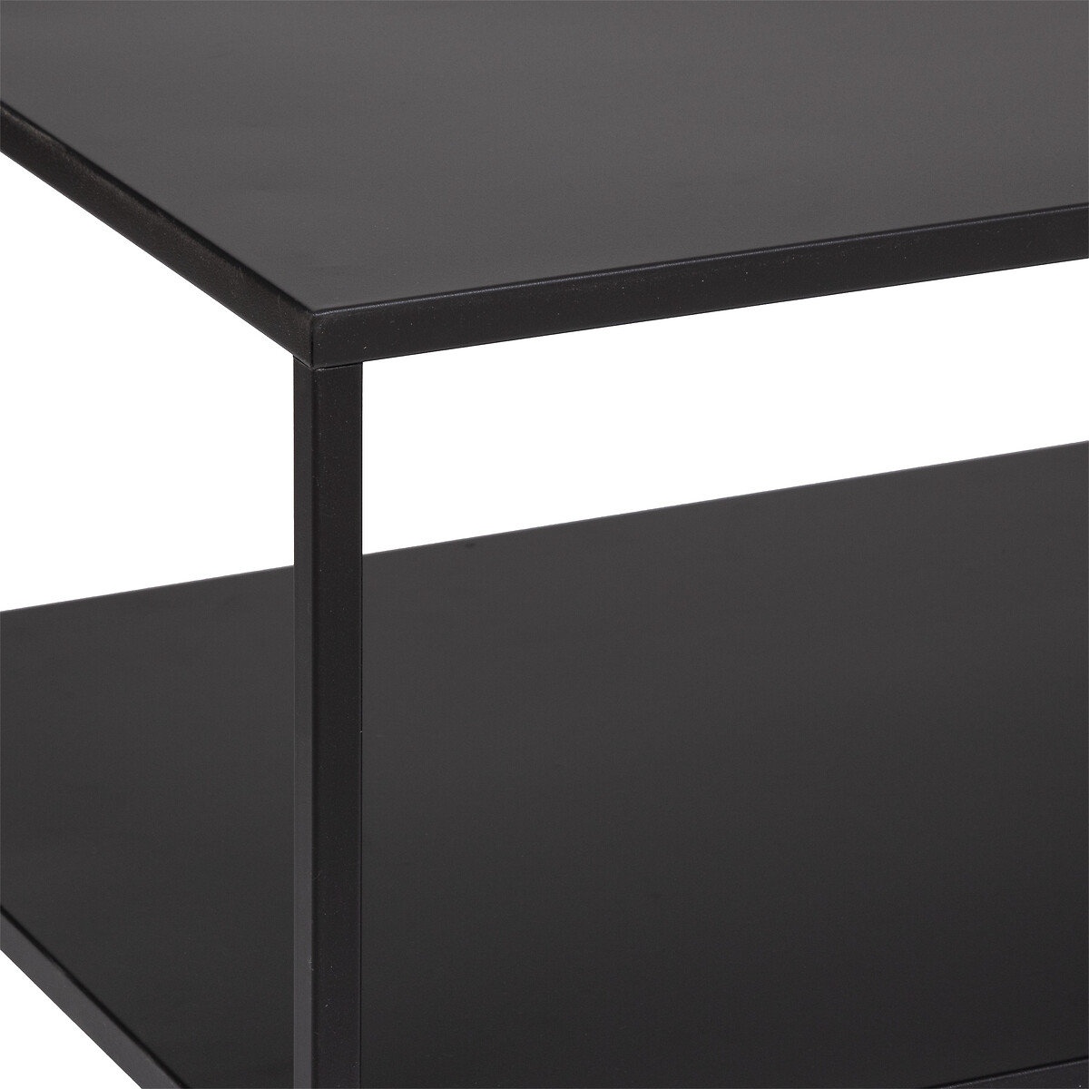 TV-M&ouml;bel "Gota" Schwarzes Metall, 50x120 cm Schwarz