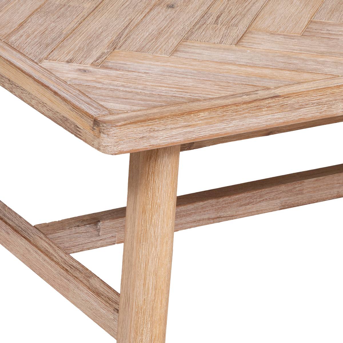 Couchtisch "Aeris" Akazie, 130x70 cm Natürliches Holz