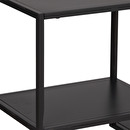Regal "Gota" Schwarzes Metall, 75x100 cm Schwarz