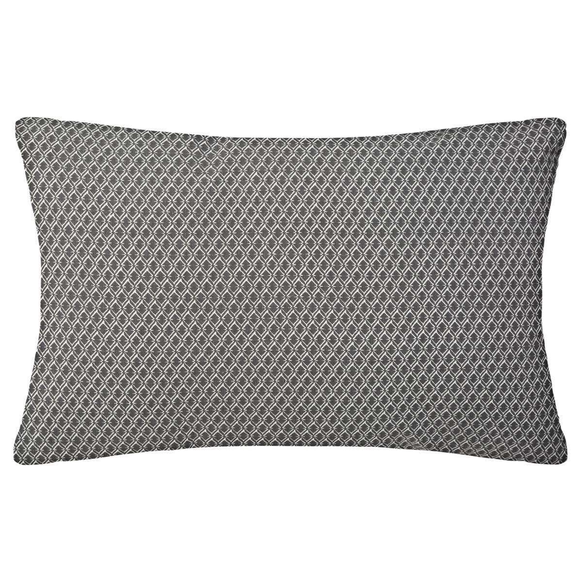 Kissen mit Otto-Mustern Grau, 30x50 cm Grau