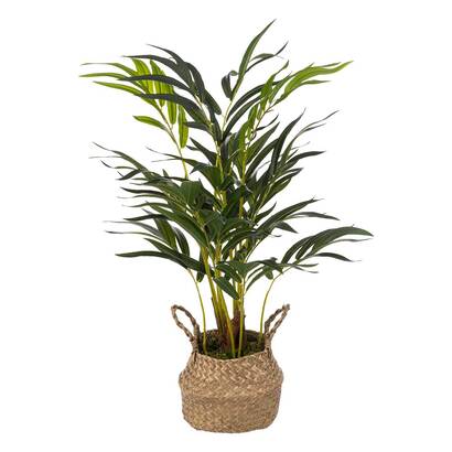 K&uuml;nstliche palme schilfrohrtopf, h.80 cm