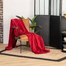 Mikrofaser-Plaid Rot, 180x230 cm Rot