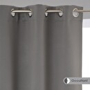 Set von 2 Verdunklungsvorhängen "Odelie" Grau, 135x240 cm Grau