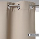 Set von 2 Verdunklungsvorhängen "Odelie" Beige, 135x240 cm Beige
