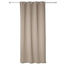 Set von 2 Verdunklungsvorhängen "Odelie" Beige, 135x240 cm Beige