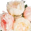Kunstblumenstrau&szlig; mit 4 Pfingstrosen Rose, H.30 cm Rosa