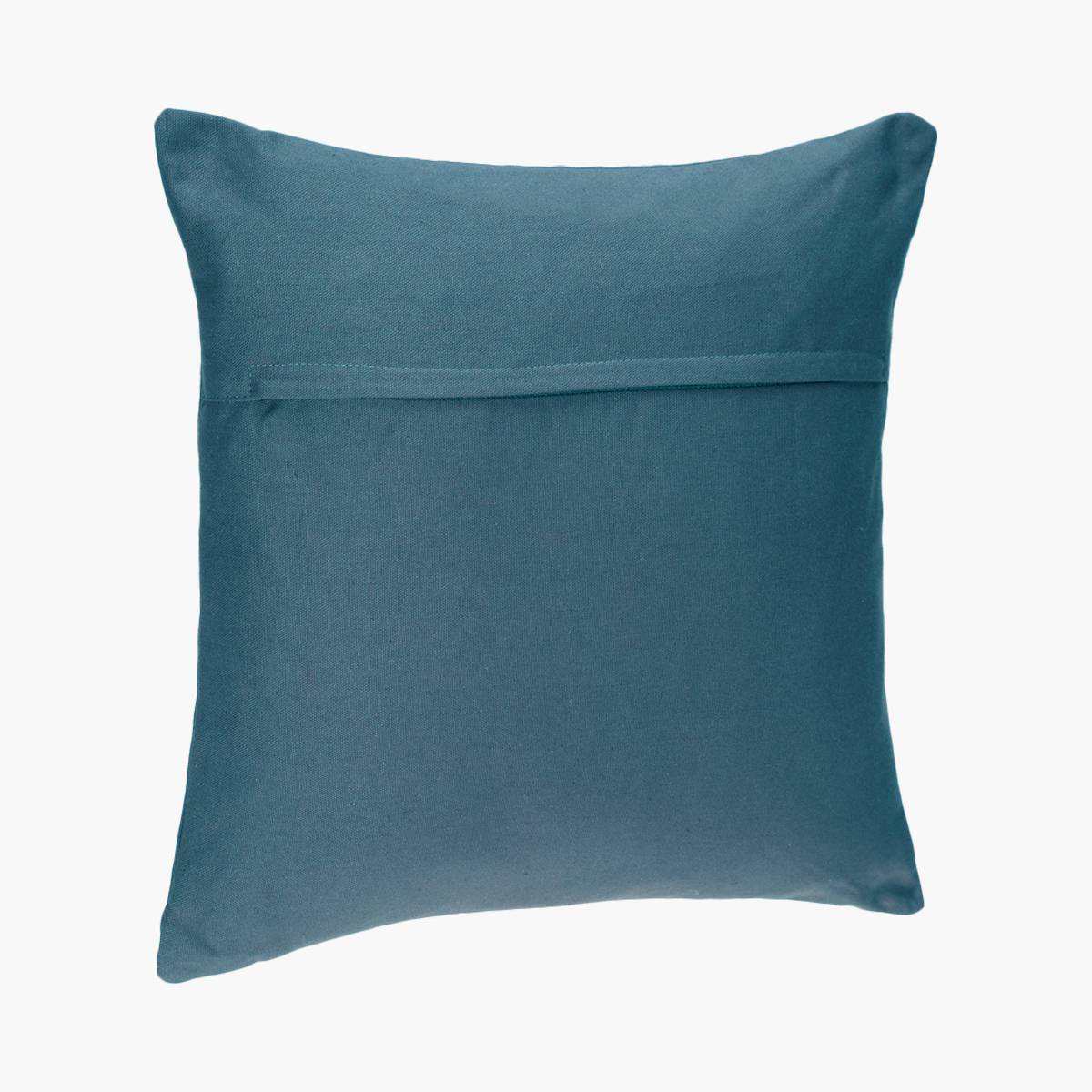 Abnehmbarer Kissenbezug, Baumwolle Entenblau, 38x38 cm Entenblau