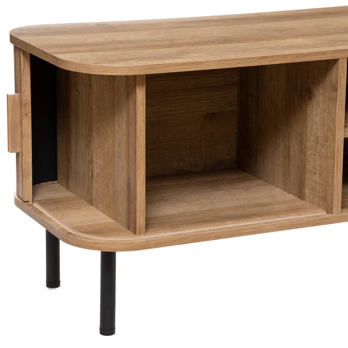 TV-Schrank 2 Türen "Colva" Eicheffekt, 40x140 cm Beige