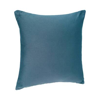 Abnehmbarer kissenbezug, baumwolle entenblau, 38x38 cm