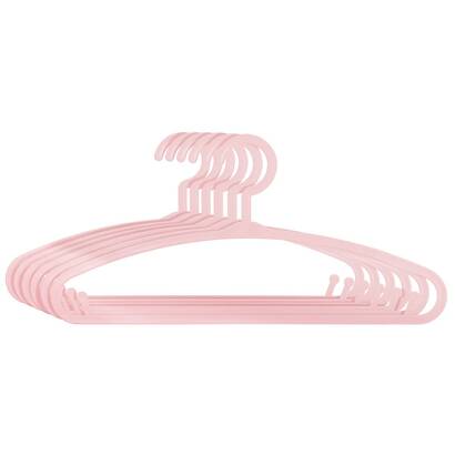 Set mit 6 kinderkleiderb&uuml;geln rosa, kunststoff