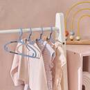 Set mit 6 Kinderkleiderb&uuml;geln Rosa, Kunststoff Rosa