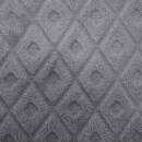 Plaid "Raute", Flanell Schiefergrau, 125x150 cm Schiefergrau