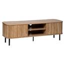 TV-Schrank 2 Türen "Colva" Eicheffekt, 40x140 cm Beige