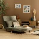 TV-Schrank 2 Türen "Colva" Eicheffekt, 40x140 cm Beige