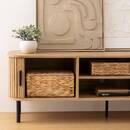 TV-Schrank 2 Türen "Colva" Eicheffekt, 40x140 cm Beige