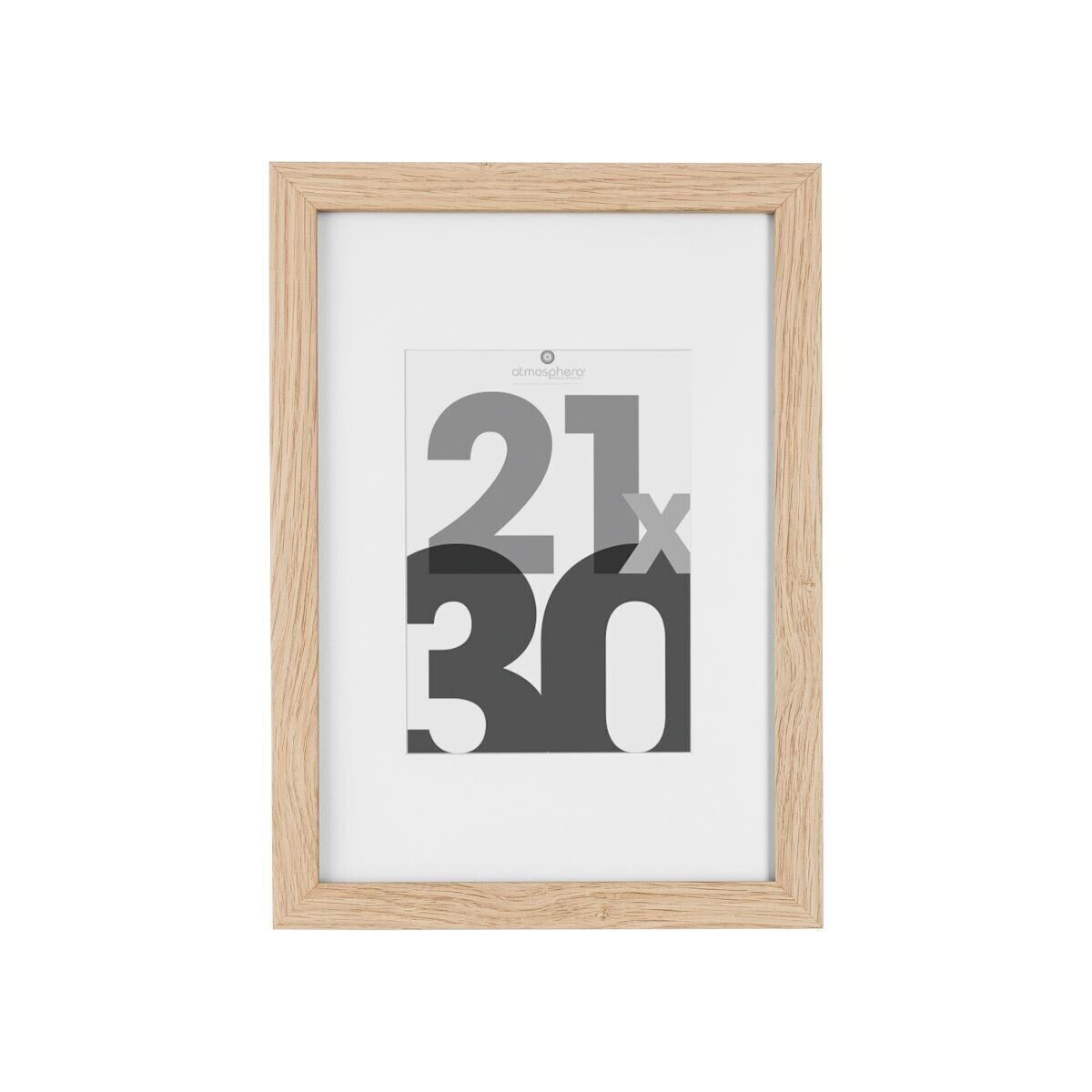 Holz-Bilderrahmen "Eva" 21x30 cm Natürliches Holz