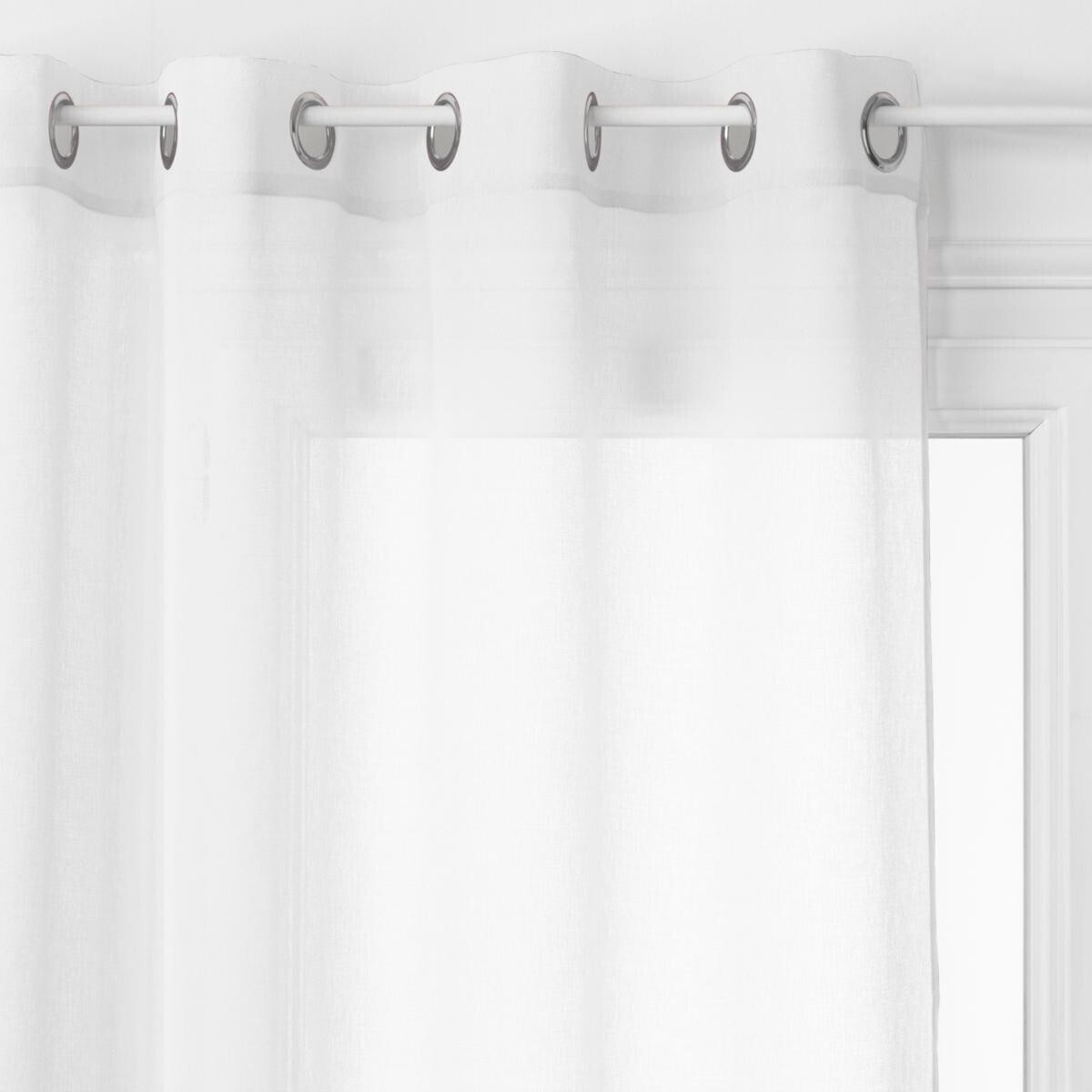 "Georgette"-Gardine Weiß, 140x240 cm Weiß