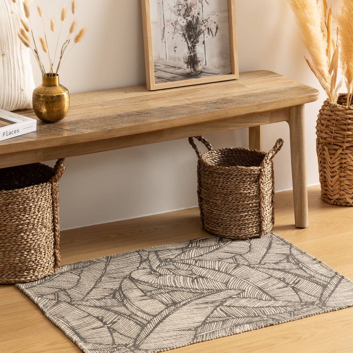 Bedruckter Teppich, Baumwolle 60x90 cm Modell 1