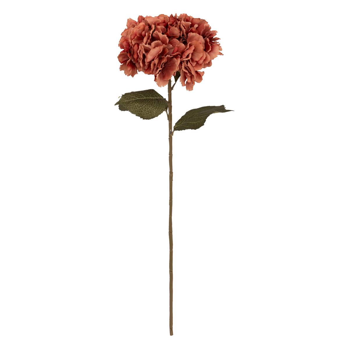 Künstlicher Hortensienstiel Pflaume, H.83 cm Pflaume