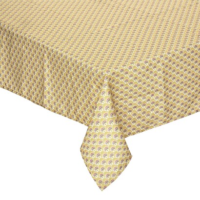 Fleckschutz-tischdecke "gloria" senfgelb, 140x240 cm