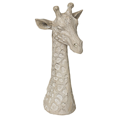 Statuette "giraffenkopf" h.32 cm
