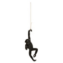 H&auml;ngende Affenstatue "Safari" Wei&szlig;, H.40 cm Modell 1