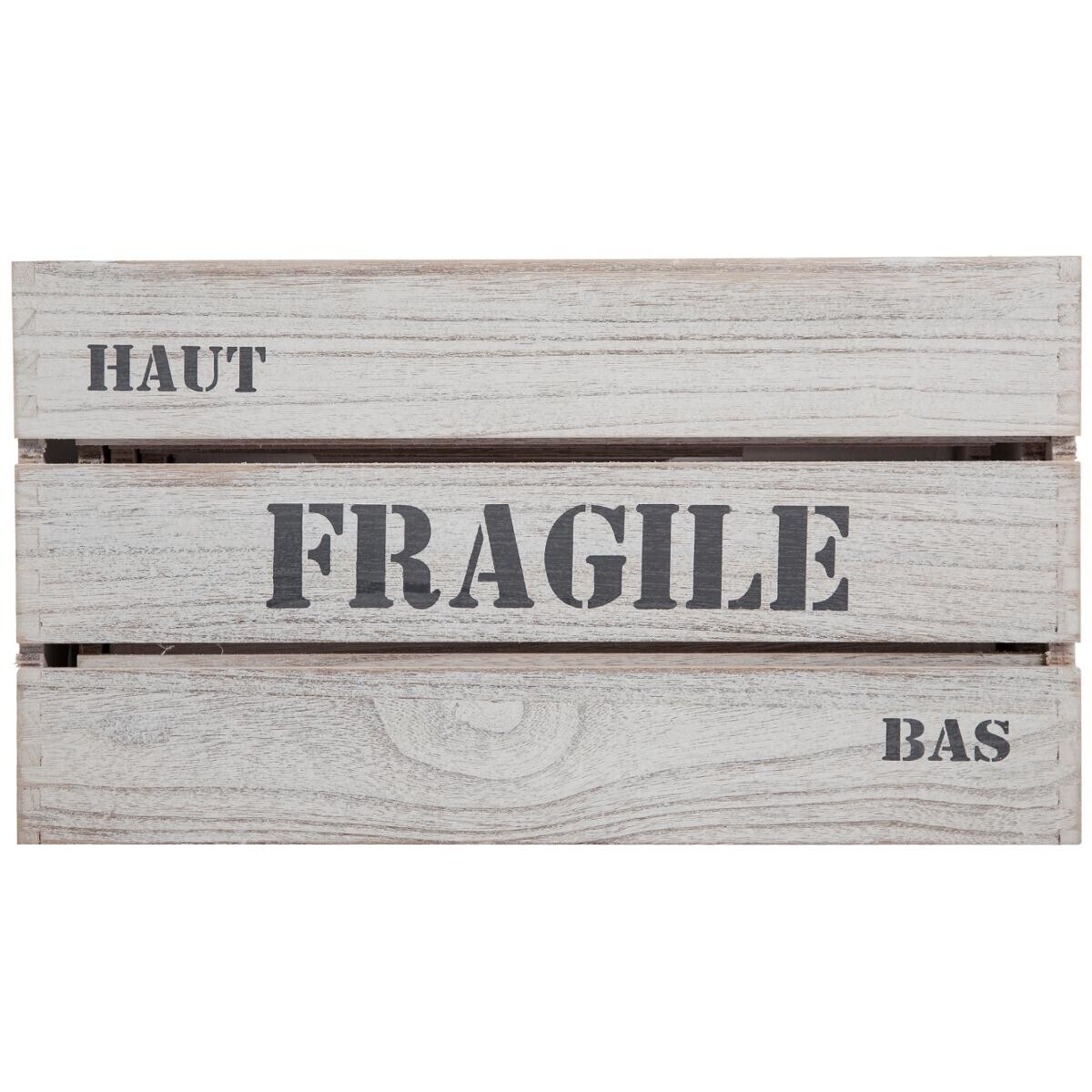 Set mit 6 Kisten "Tag" Kiste, Grau Wei&szlig;