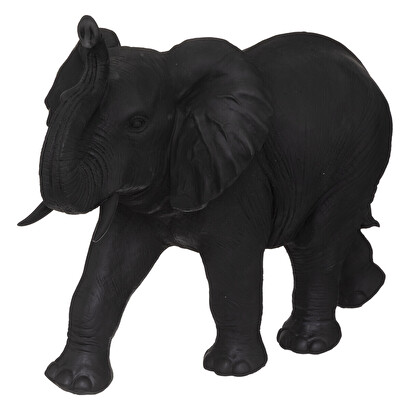 Elefantenstatue schiefergrau, h.52 cm