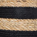Set aus 4 Jutek&ouml;rben Schwarz Modell 1